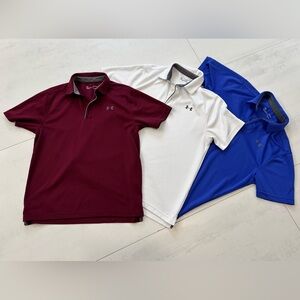 UA Tech Polo Triple Pack Bundle